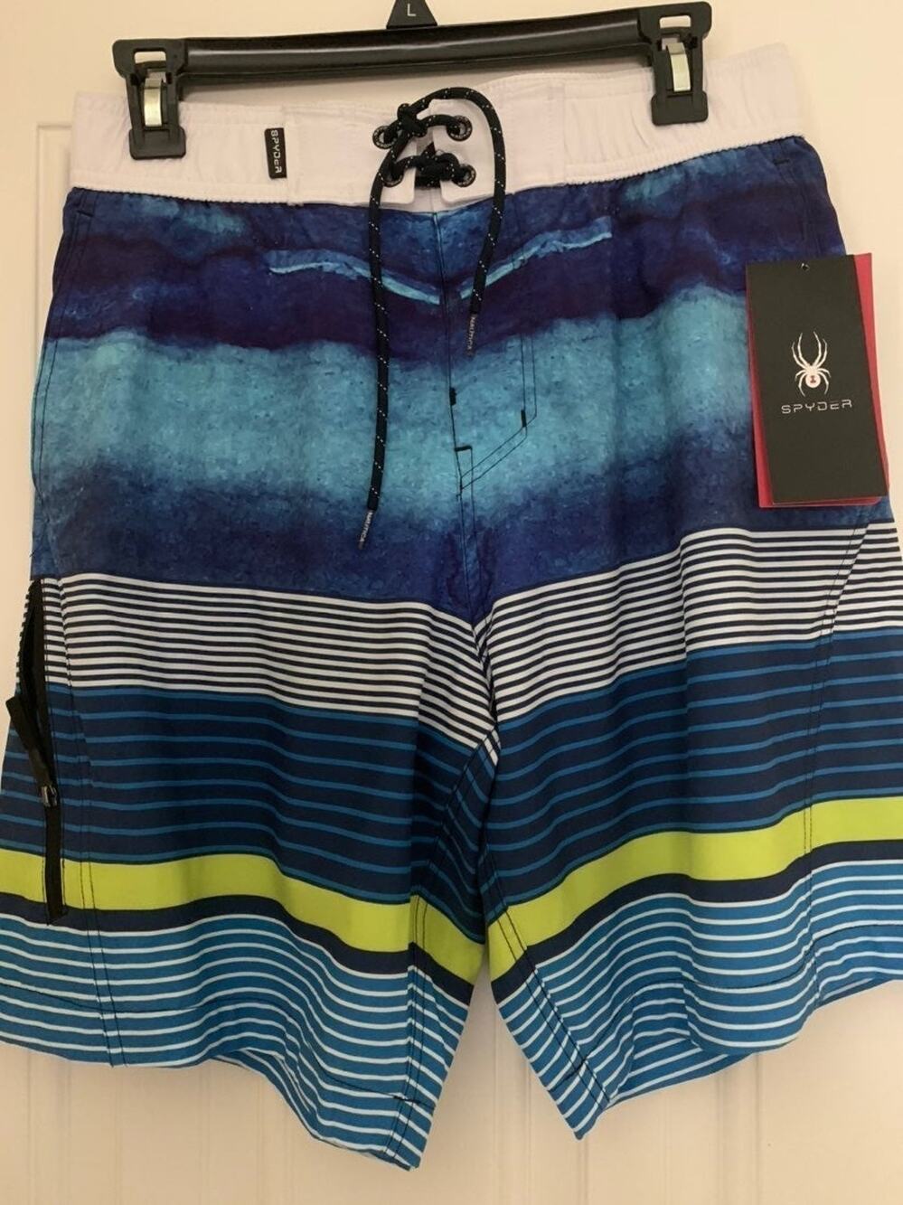 Spider mens swim trunks Size S NWT